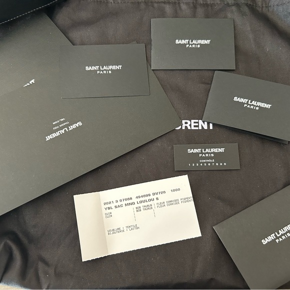 YSL Lou Lou small bag, silver hardware - Picture 16 of 16